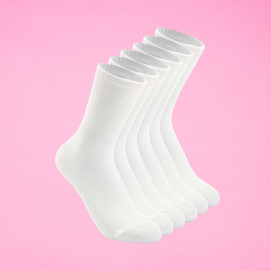 3 Pack Womens Crew Lightweight Thin Casual Calf Socks